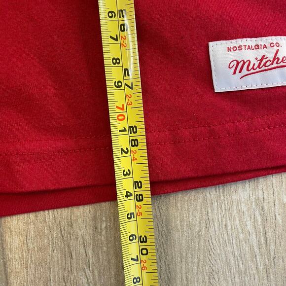 Mitchell & Ness Oklahoma Sooners OU Red Pocket T-Shirt Men Medium? Pit to Pit 20 - Picture 3 of 7